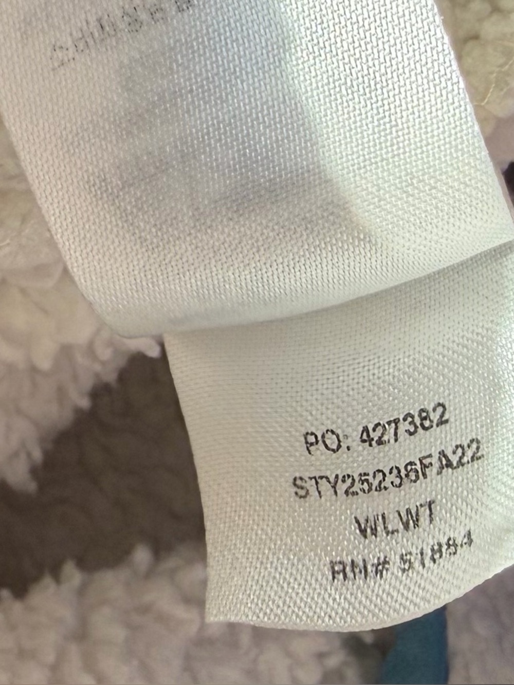 Patagonia Women’s Los Gatos 1/4 Zip Fleece Small Wool White - Picture 6 of 6